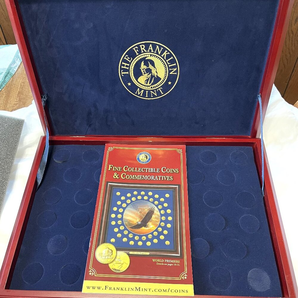 Vintage President Coin Collection Box